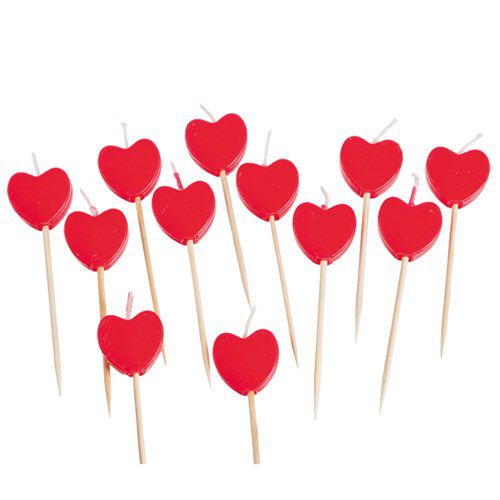 verkoop - attributen - ♥ Valentijn ♥ - Kaarsjes hartjes